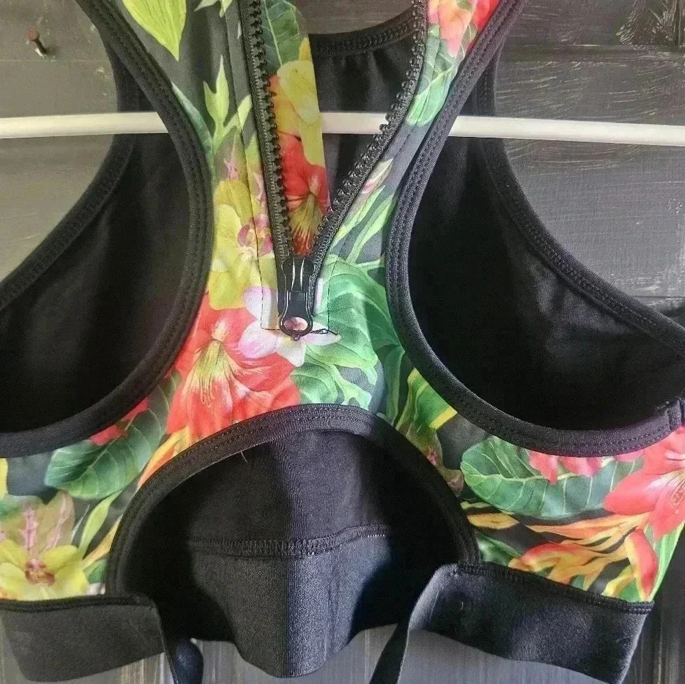 Fitwear sports bra medium tropical flower - Picture 4 of 5